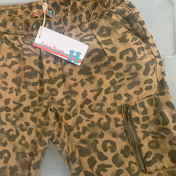 Vintage Havana Distressed Leopard Cargo Pants - Picture 7 of 7